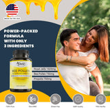 Back view of Pure By Nature Royal Jelly Supplement packaging