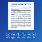 Back view of Pure Encapsulations DHEA Supplement packaging