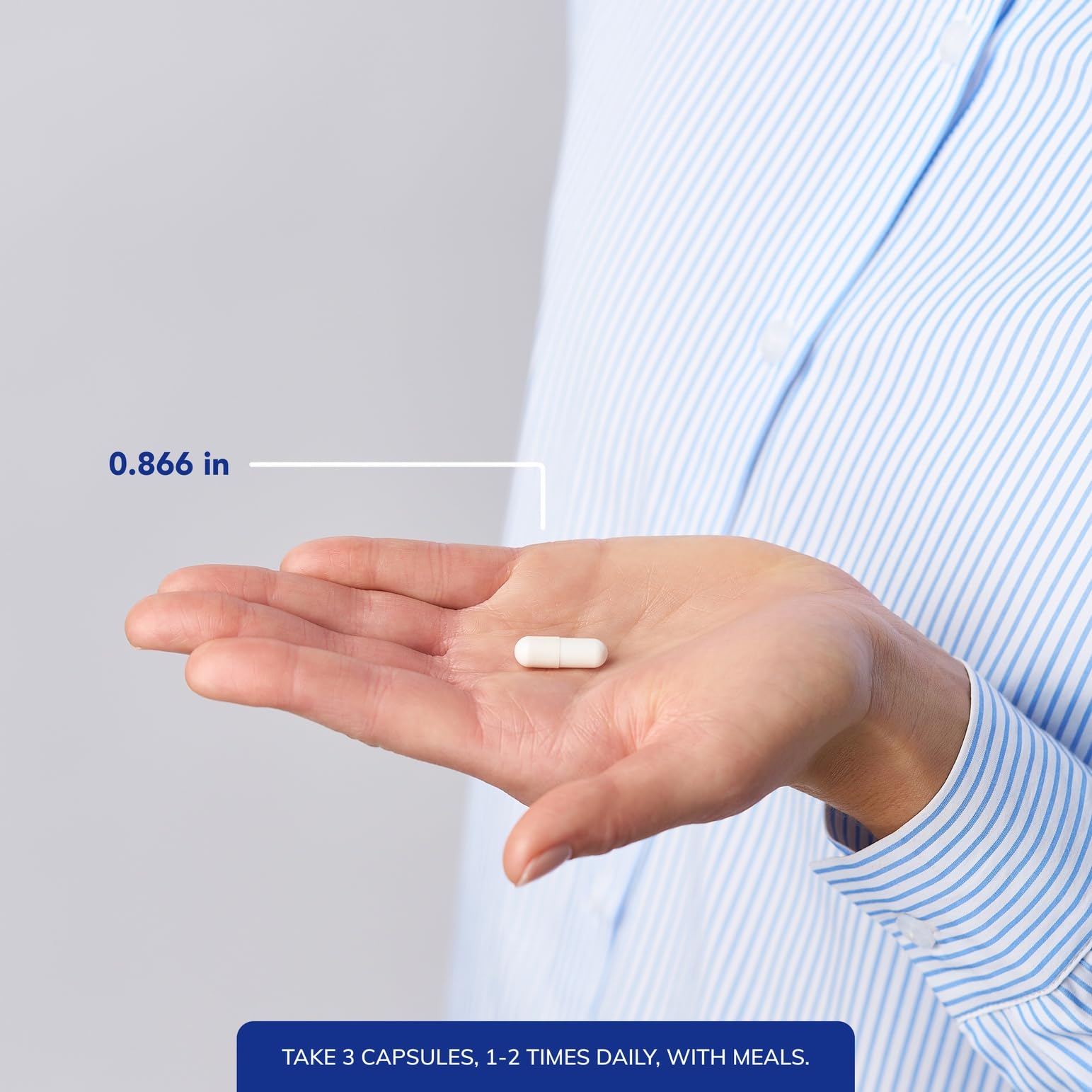 Back view of Pure Encapsulations Mineral 650 supplement with nutritional information