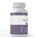 Back view of PURE ORIGINAL INGREDIENTS Acai Berry extract capsules packaging