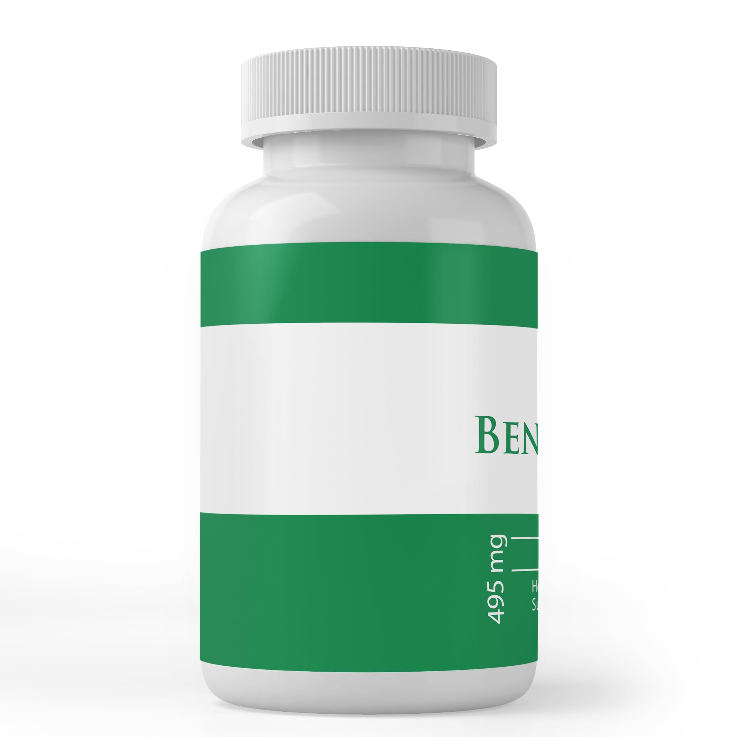 Back view of PURE ORIGINAL INGREDIENTS Benfotiamine Capsules packaging
