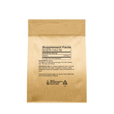 Back view of PURE ORIGINAL INGREDIENTS Glycine Powder 472g packaging