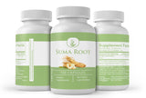 Back view of PURE ORIGINAL INGREDIENTS Suma Root Capsules with ingredient list