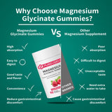 Back view of Pureverve Magnesium Glycinate Gummies packaging