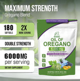 Back view of RIOWEGO Oil of Oregano Softgels packaging
