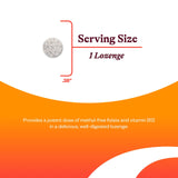 Back view of Seeking Health B12 Lozenges packaging