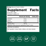 Back view of Standard Process Hypothalmex Supplement 113g with ingredient details