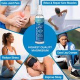 Back view of SUNOL Pure Magnesium Oil Spray bottle
