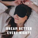 Back view of TOLEVITA Sleep Patches showing ingredients list