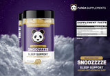 Back view of Underground Bio Labs Panda Supps Snoozzzze 120 Capsules
