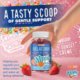 Back view of Vital+Boon Kids Melatonin Gummies packaging