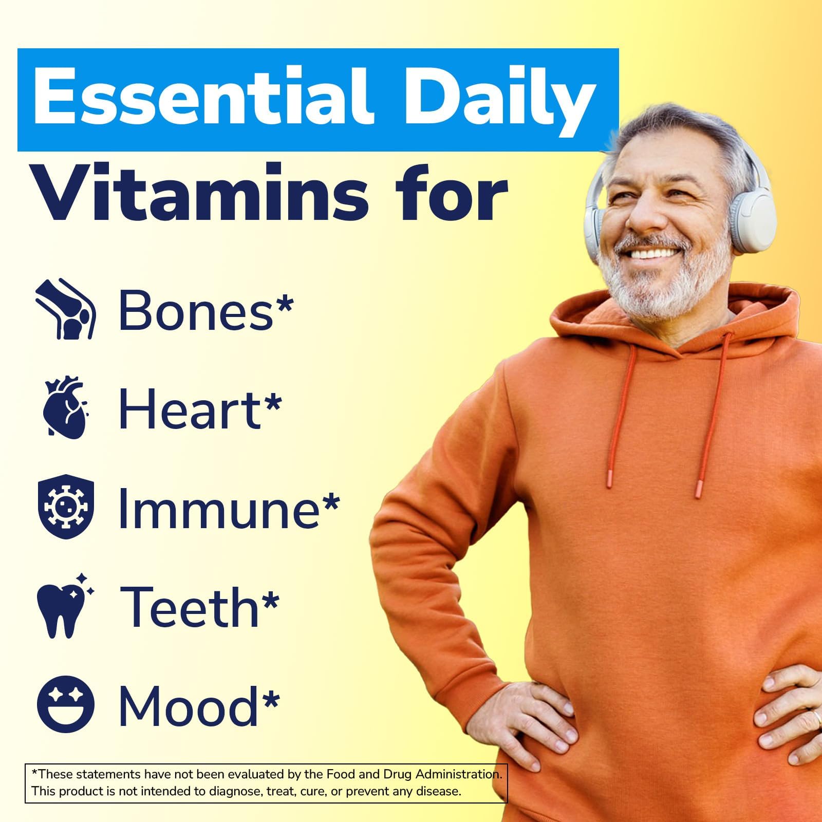Back view of Vitalibre Vitamin D3 K2 softgels bottle