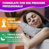 Back view of YUULAI L-Theanine Gummies packaging