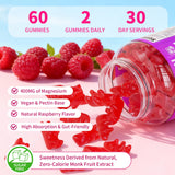 Back view of YUULAI Magnesium Complex Gummies packaging