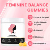 Bacorgoy Feminine Balance Gummies jar with lid open