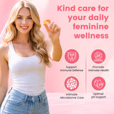Bacorgoy Feminine Balance Gummies with ingredients list