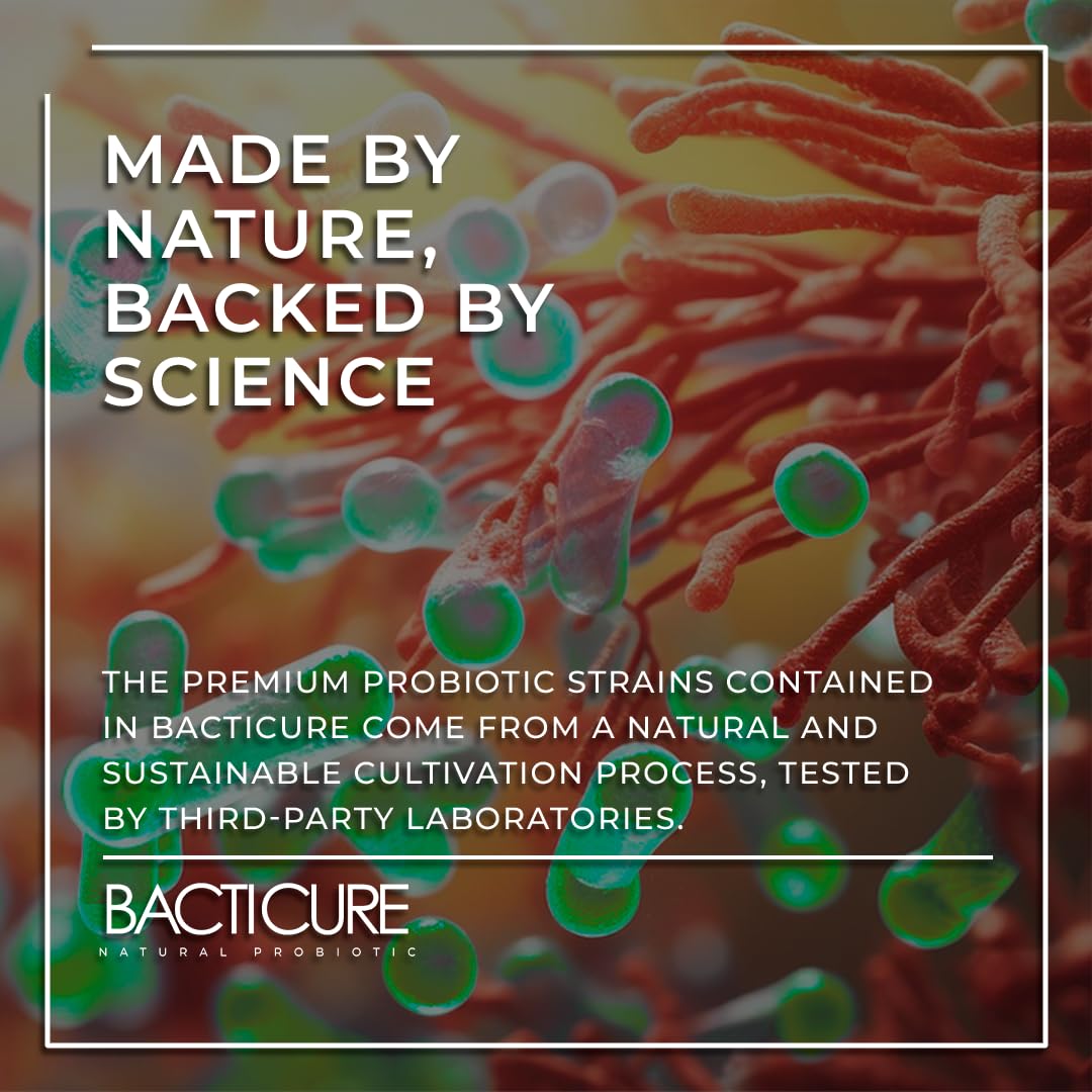 BACTERIUM PLUS Probiotic Capsules bottle side view