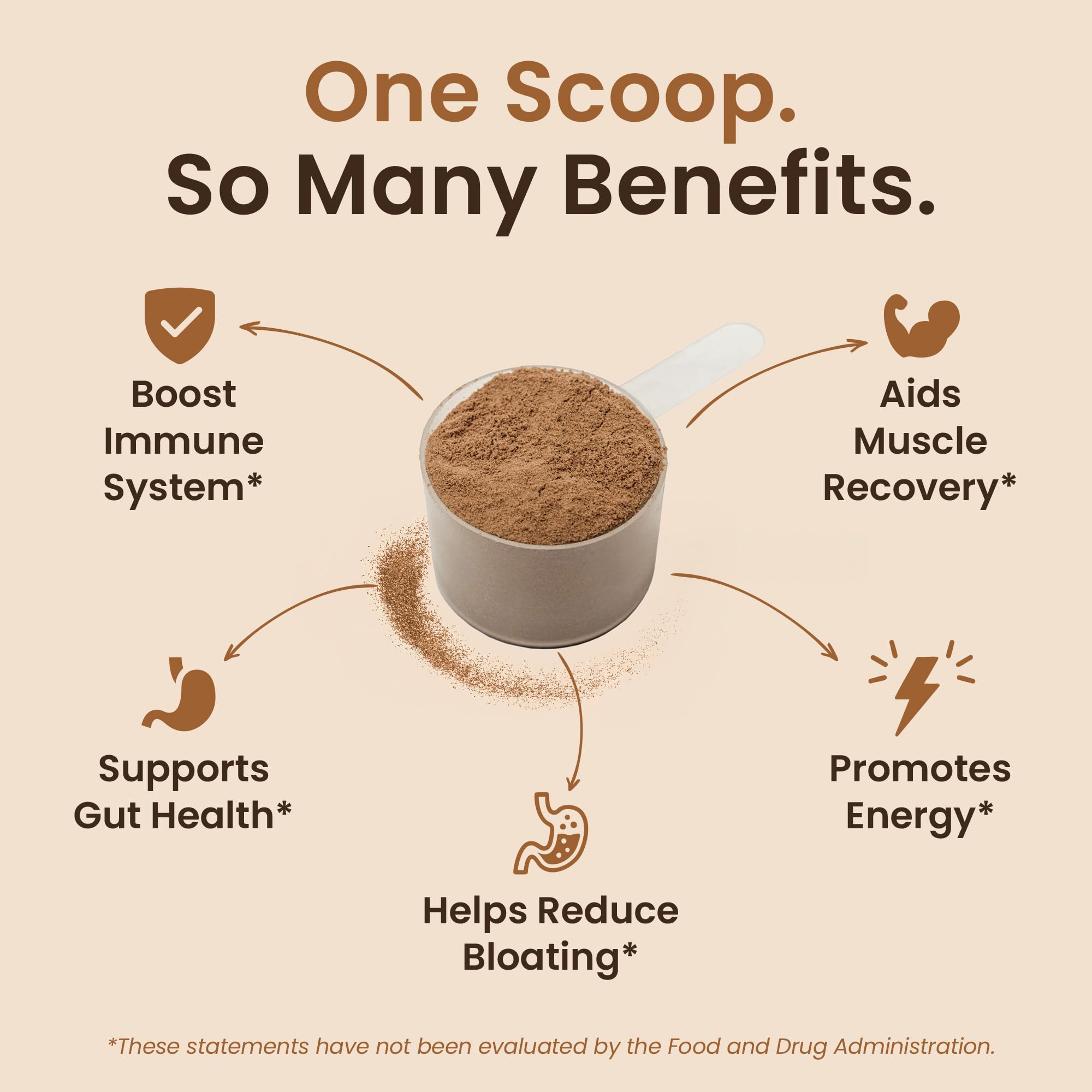 Baese Nutrition Bovine Colostrum Powder 4000mg Chocolate scoop