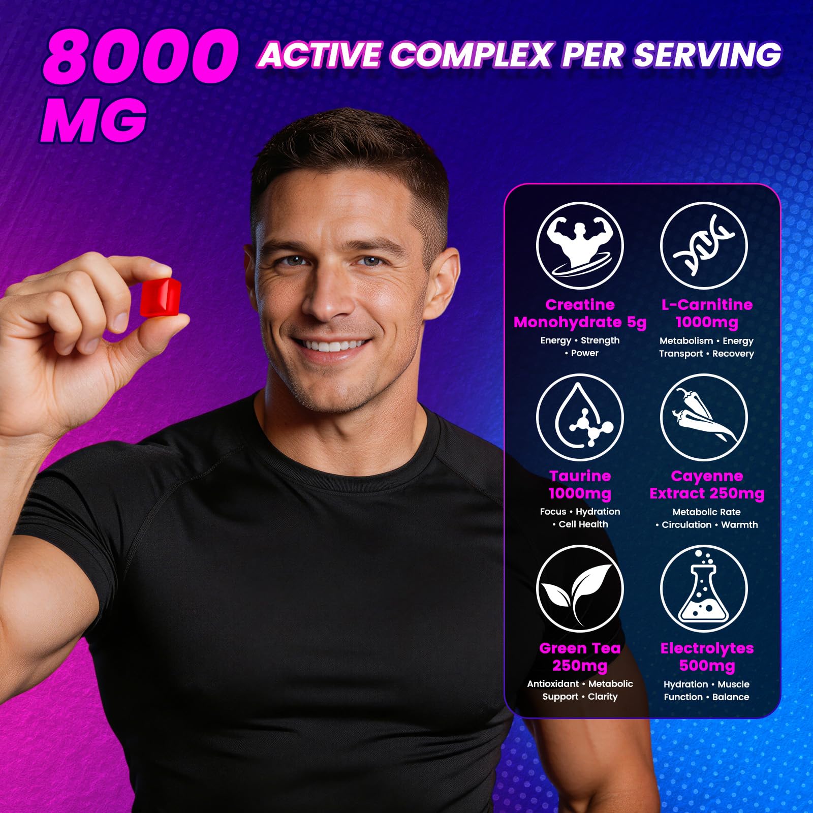 Bageto Creatine Gummies Mixed Berry packaging