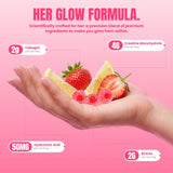 Bageto Creatine Gummies Strawberry-Lemon flavour close-up
