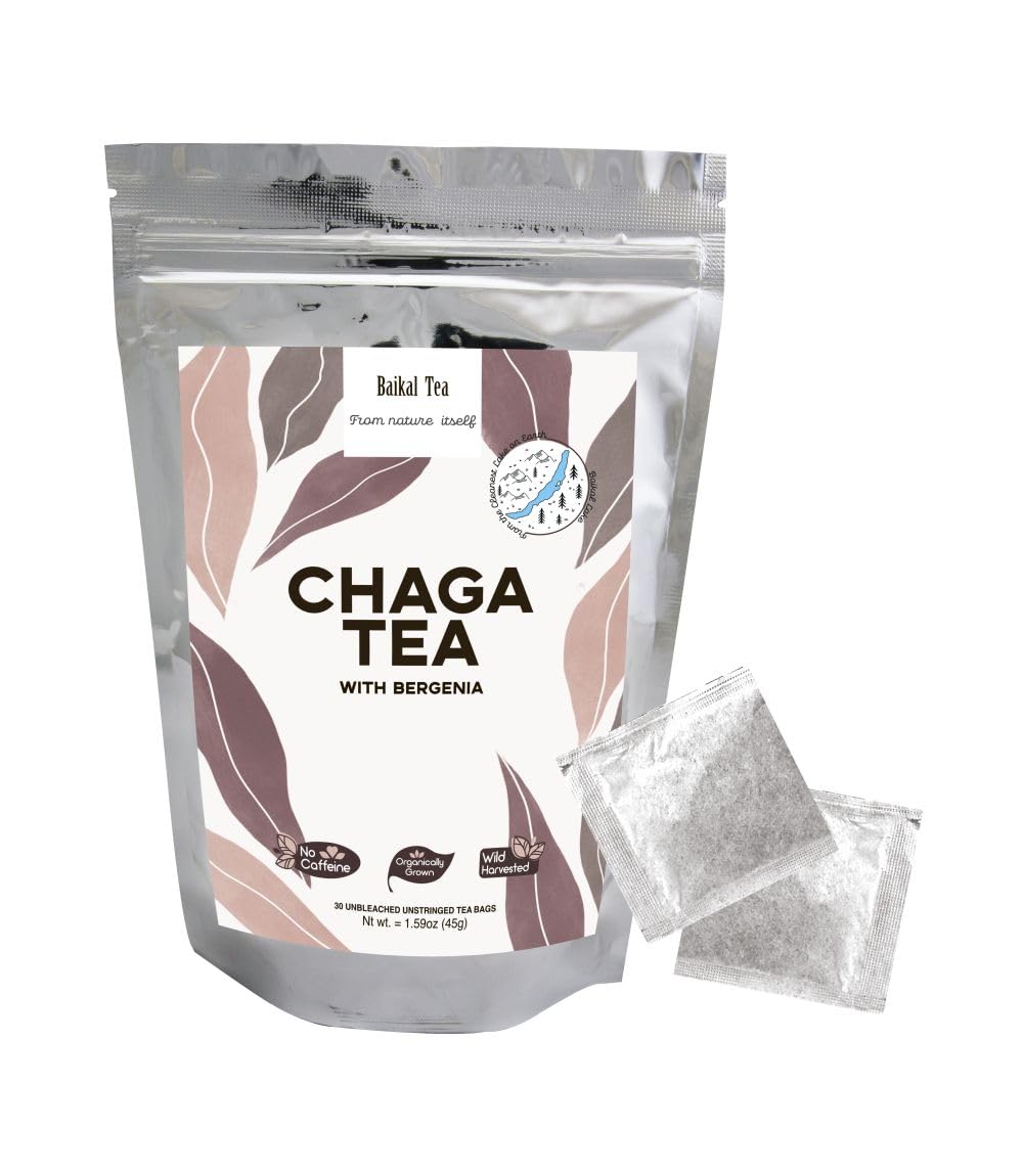 Baikal Tea Chaga Mushroom Tea package front view