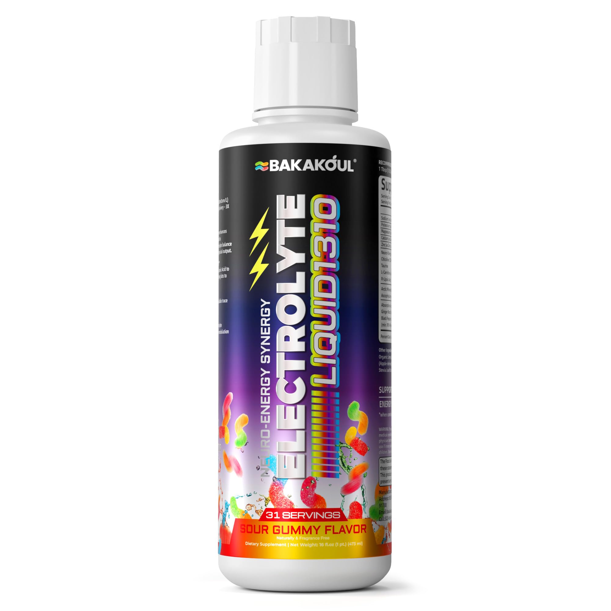 BAKAKOUL BCAA Supplement 450g front view