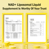 BAKAKOUL NAD+ Liquid Supplement side view with dosage details