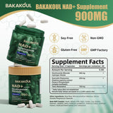 BAKAKOUL NAD Resveratrol Supplement 80 capsules bottle