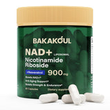 BAKAKOUL NAD Resveratrol Supplement 900mg front view