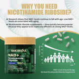 BAKAKOUL NAD Resveratrol Supplement packaging details