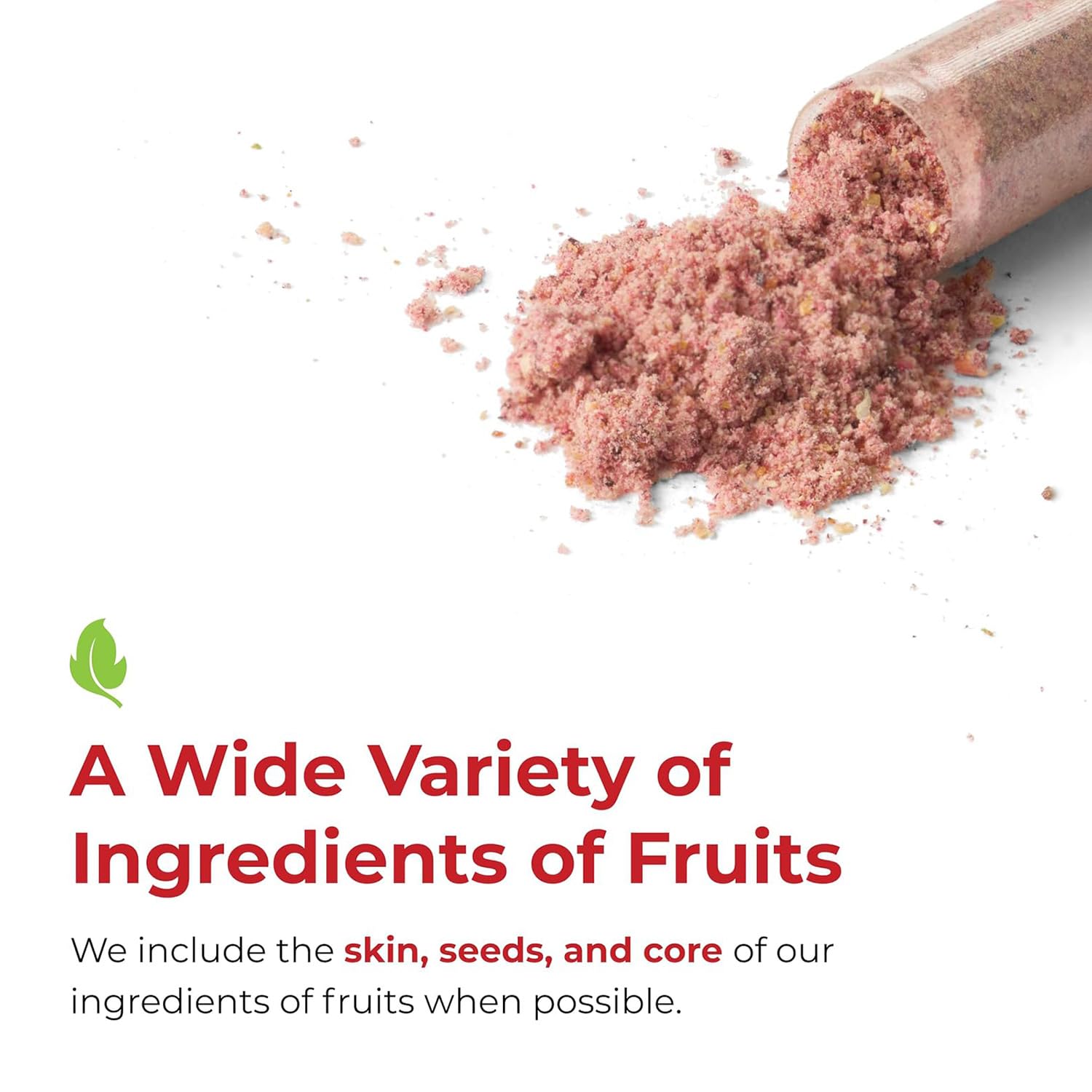 Balance of Nature Fruits Supplement 100g capsules close-up