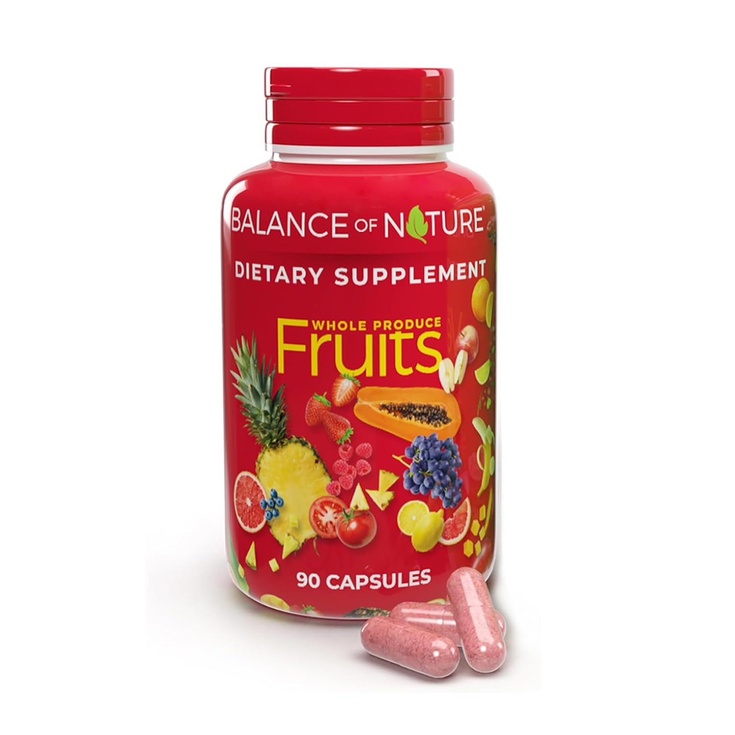 Balance of Nature Fruits Supplement 100g front view