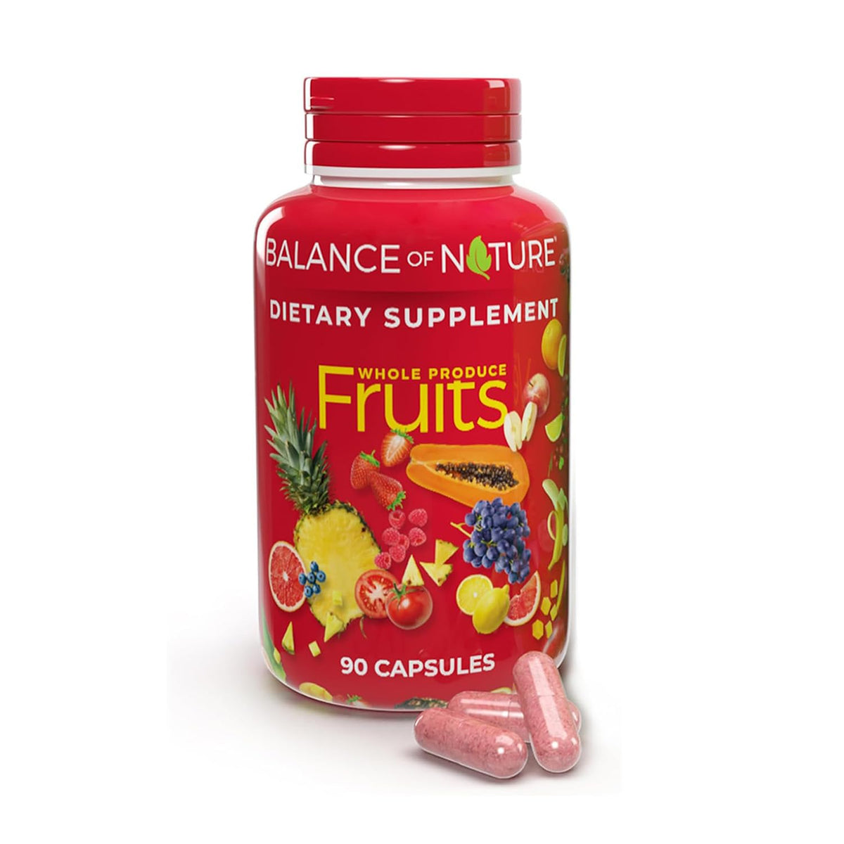 Balance of Nature Fruits Supplement 100g front view