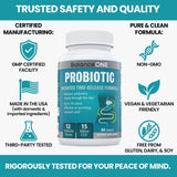 Balance ONE Probiotic Acidophilus Tablets with a measuring spoon