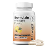Balancebreens Bromelain 500mg supplement bottle front view