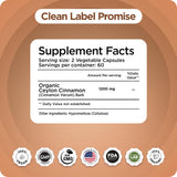 Balancebreens Ceylon Cinnamon Capsules on wooden surface