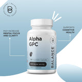 Balancebreens Choline Supplement 190g packaging with ingredients listed