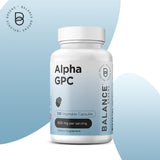 Balancebreens Choline Supplement 190g side view showing capsule details