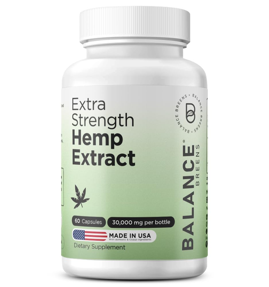 Balancebreens Hemp Extract Capsules front view