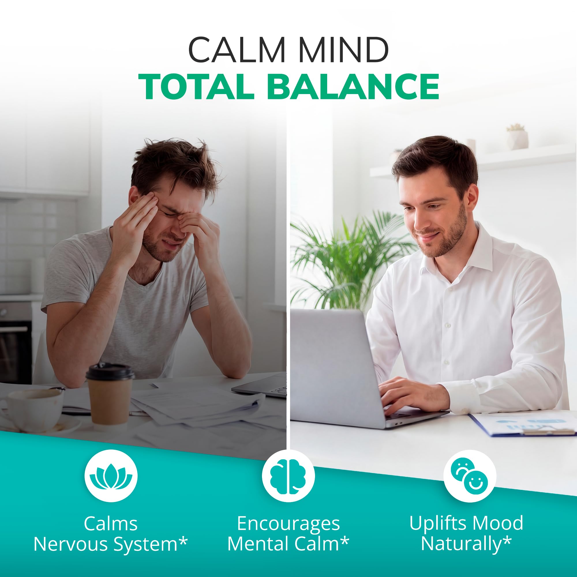 Balancebreens Magnesium Glycinate 200mg Capsules on a wooden surface