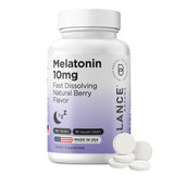 Balancebreens Melatonin 10mg tablets front view with packaging