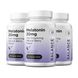 Balancebreens Melatonin 20mg Sleep Supplement bottle front view