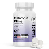 Balancebreens Melatonin 20mg Sleep Supplement bottle front view