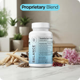 Balancebreens Vertigo Relief Supplement 1750mg displayed with natural ingredients