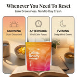 Balanced Botanicals Calm & Ready Sleep Powder Tropical mixed with water