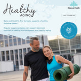 Balanced Health Zinc Complex Liquid Drops 2oz with peppermint flavour