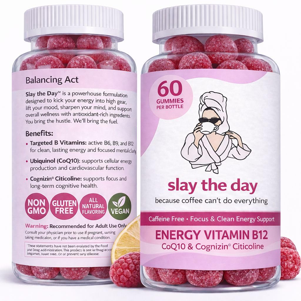 Balancing Act Daily Energy Gummies front view packaging