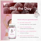 Balancing Act Daily Energy Gummies showing serving size