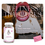 Balancing Act Daily Energy Gummies side view with label