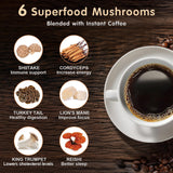 Balincer Mushroom Coffee Blend ingredients close-up